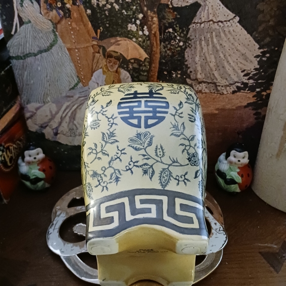 Gorgeous Vintage Asian,Oriental Pottery Vase.🐧🌏Made In China🇨🇳Gift it.🎁 👌 - Picture 8 of 11